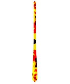 Red and Yellow Hibiscus Tie
